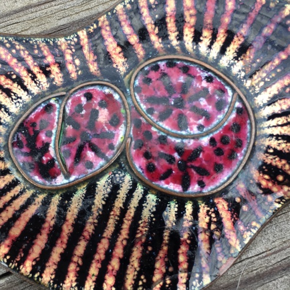 Modernist enameled brooch - Picture 2 of 7